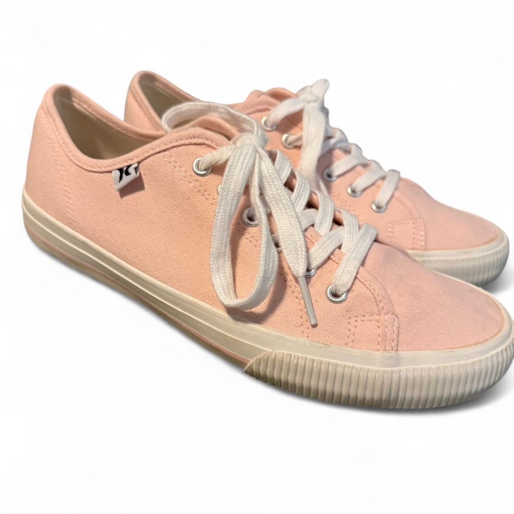 Size 8 Hurley Worn Once Women's Light Pink Canvas Sneakers